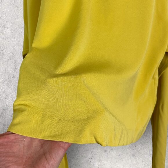 Wilfred Yellow Top Luciole Wrap Around Tank Balletcore Size XXS Mustard Yellow - Picture 11 of 14